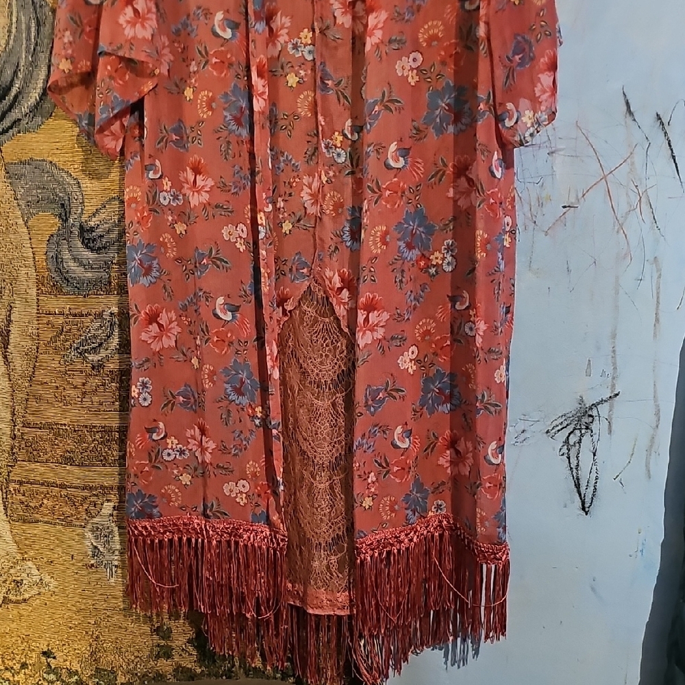 !!.       .  Ladies OS  Kimono Robe - Picture 2 of 3